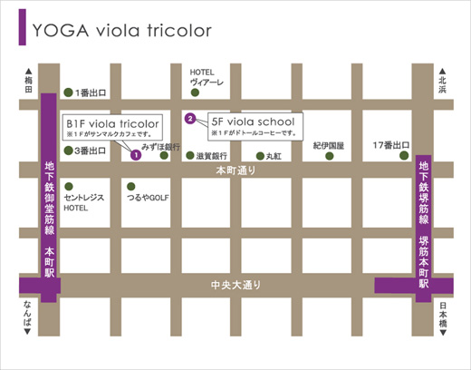 本町スタジオMAP