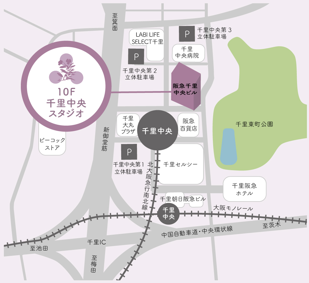 千里中央スタジオMAP